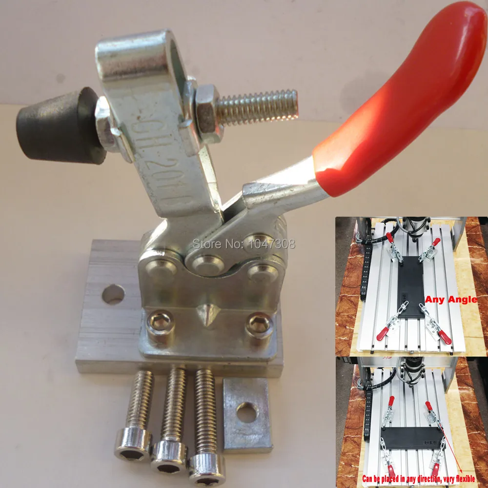 

CNC Engraving Machine Fastening Platen CNC Router Fixture Quick Clamp Fixture Plate Crimping Press Clamp Tool Hold Down Fixture