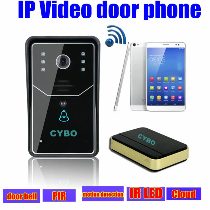 

Wireless 3G Wifi IP Video Door Phone Intercom Doorbell door Camera security system Wireless unlock Android iOS APP motion detect