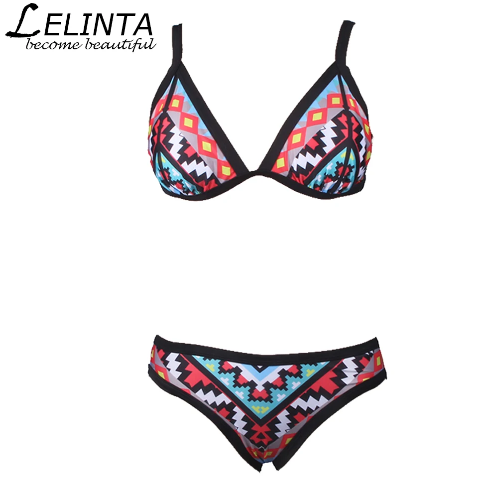 LELINTA 2017 Women Bikini Set Summer Swimwear Swimsuit Top Padding Bikini Brazilian Swimwear Bathing Suit