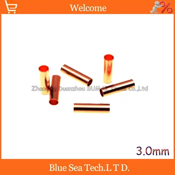 

3.0mm Copper wire terminal,Pipe/circular tube terminal,Tubular terminal for maintenance and modification