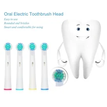 4 шт./лот, электрические насадки для зубных щеток, сменные зубные щетки, щетки для Braun Oral B Vitality EB17-4