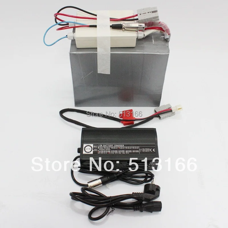 Buy ConhisMotor 48V 35AH Ebike LiFePO4 Battery with BMS and 5A Fast Charger Electric Bicycle Battery For E-Scooter