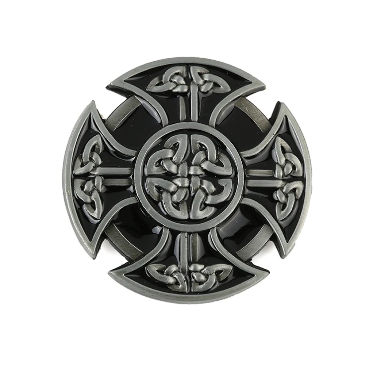 

Round Keltic Cross Knot Belt Buckle
