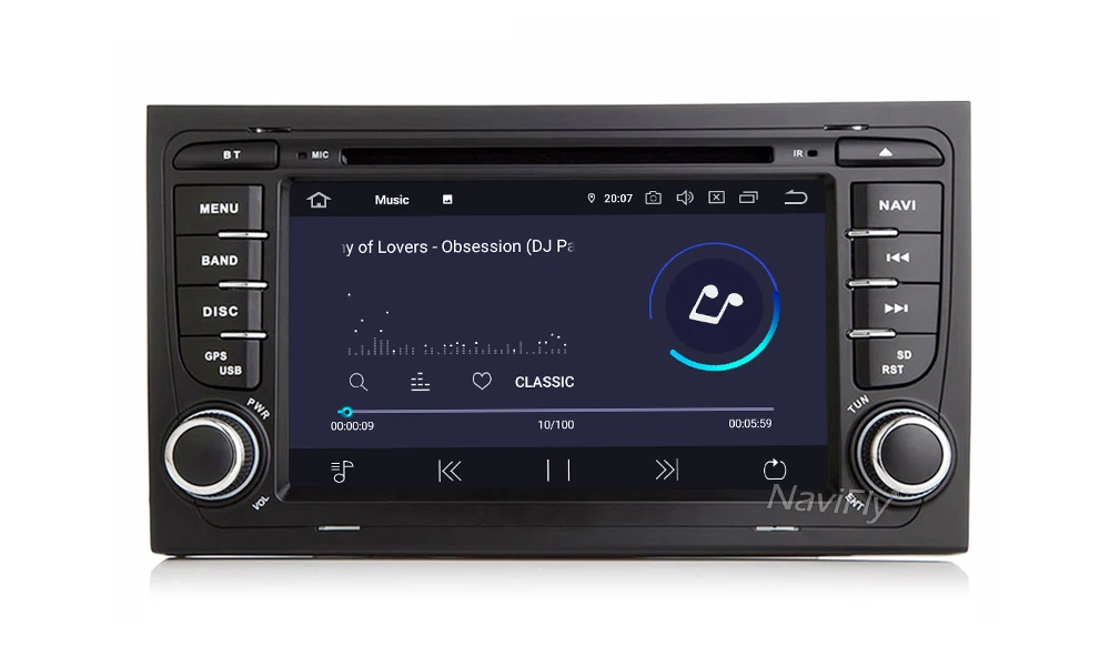 Discount Android9.0 Car multimedia Player Navigation GPS DVD for Audi A4 S4 RS4 2002-2008 with DSP IPS screen wifi BT carplay navi 18