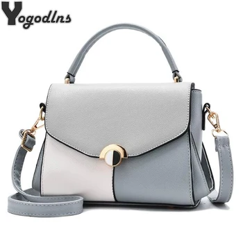 

Fashion Hit Color Designer Women Leather Bags Ladies Handbag Tote Top-handle Hand Bags Female Shoulder Messenger Bag