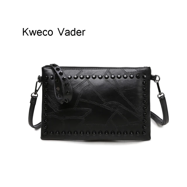 High Quality Pu Leather Designer Messenger Bag Womens Handbags 2017 New Fashion Women Bags Black Rivet Crossbody In Clutches From High Quality Pu Leather Designer Messenger Bag Womens Handbags 2017 New Fashion Women Bags Black Rivet Crossbody In Clutches From