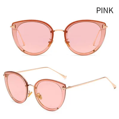iGUETTA Fashion Female Polarized Sunglasses Women Cat Eye Polarized Sun Glasses Women Driving Titanium Retro Sunglass IYJB520 - Цвет линз: IYJB520-03