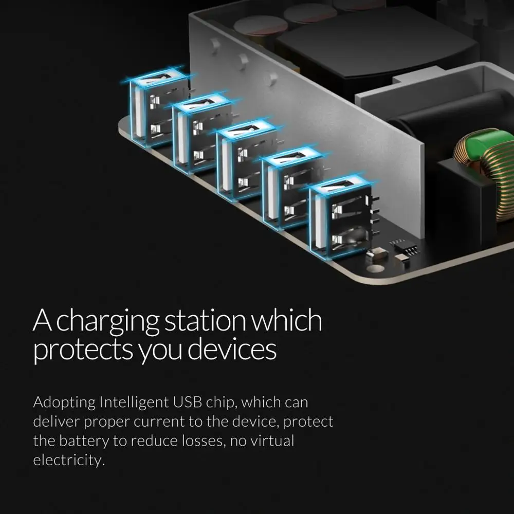 ORICO 40 W 5 ميناء USB الذكية محطة شحن مع الهاتف و اللوحي حامل لسطح المكتب هاتف ذكي شاحن الجهاز اللوحي ل شاحن آيفون ORICO 40 W 5 ميناء USB الذكية محطة شحن مع الهاتف و اللوحي حامل لسطح المكتب هاتف ذكي شاحن الجهاز اللوحي ل شاحن آيفون