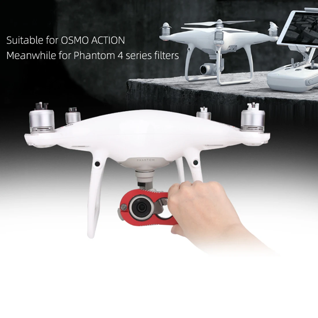 Sunnylife для DJI OSMO ACTIONFilter удаление инструмент для снимания для dji PHANTOM 4 Drone аксессуары Наборы