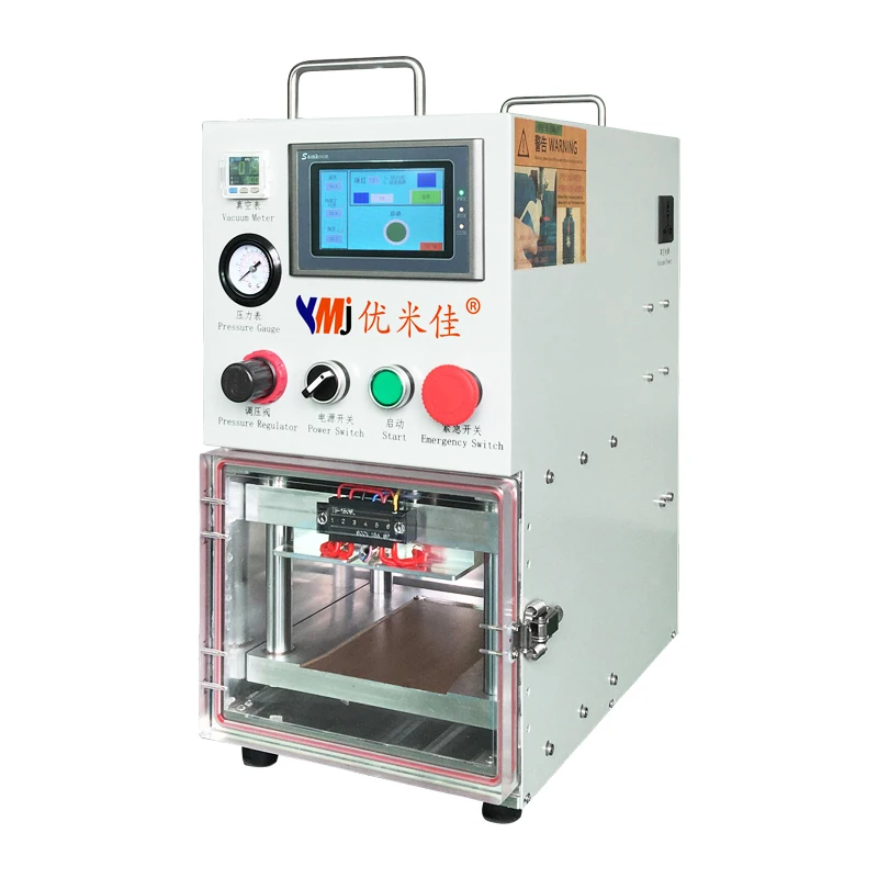  YMJ Vacuum OCA Laminating Machine For Sumsung Edge S6 S6+ S7 S8 S8+ S9 S9+ Note8 Curved Edge Touch 