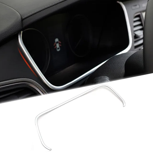 For Hyundai Sonata Lf 2017 2016 Chrome Dashboard Instrument For Hyundai Sonata Lf 2017 2016 Chrome Dashboard Instrument Panel Strip Cover Trim Accent Bezel Molding Surrounding Garnish