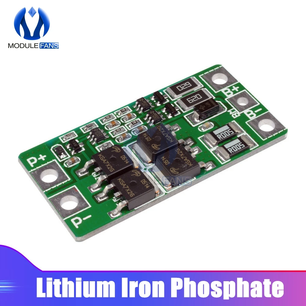 2S 10A 8,4 в 7,4 В 18650 литиевая Защитная плата BMS PCM PCB Li-Ion Lipo 2 ячейки с функцией баланса зарядное устройство защитный модуль - Цвет: Зеленый