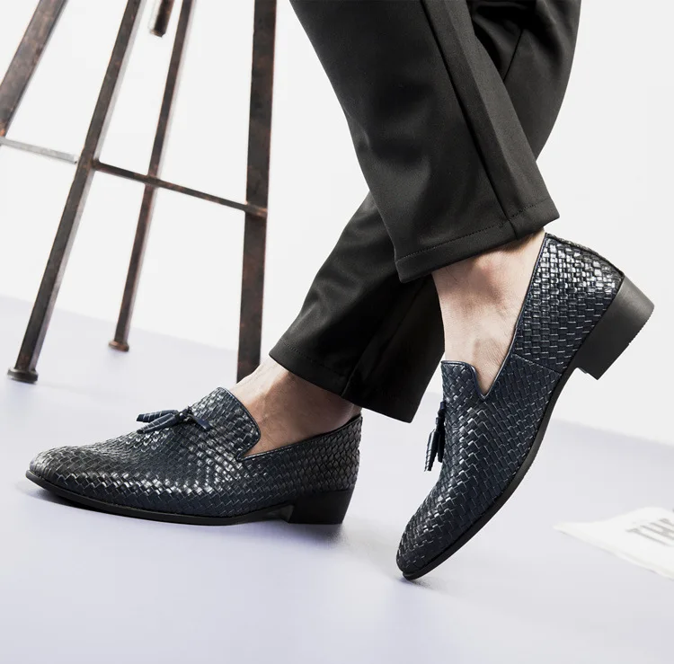 Новые модные мужские модельные туфли мужские деловые офисные свадебные туфли на плоской подошве Мужские Повседневные Вечерние туфли для вождения деловые туфли на плоской подошве