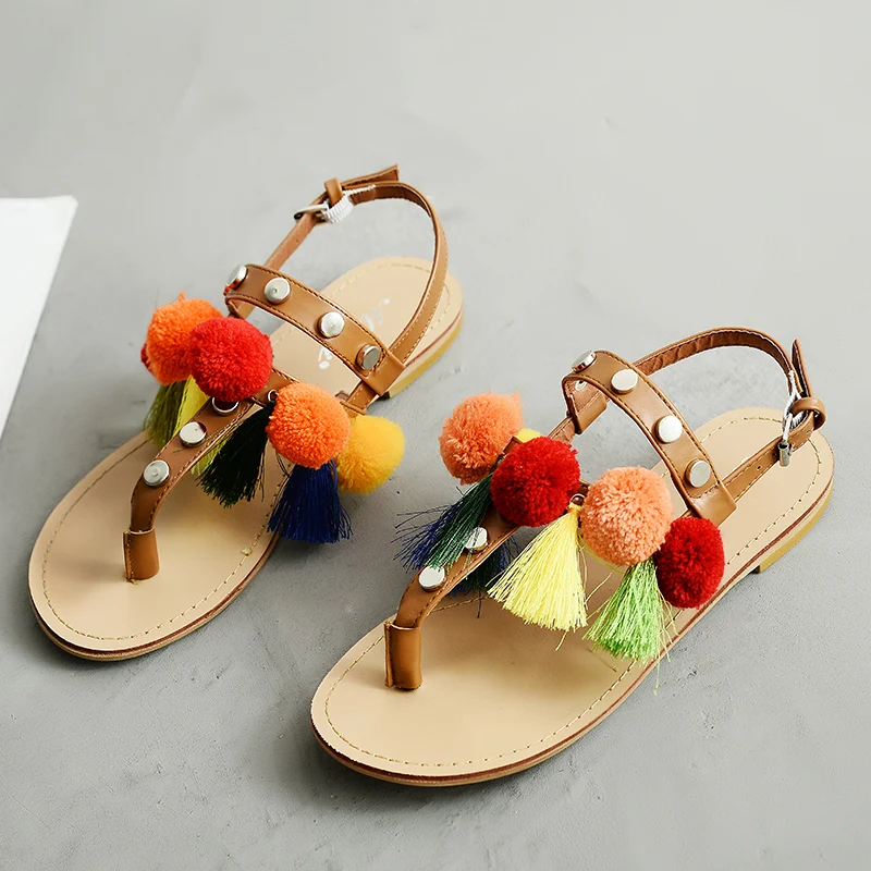 cute flat sandals 2018