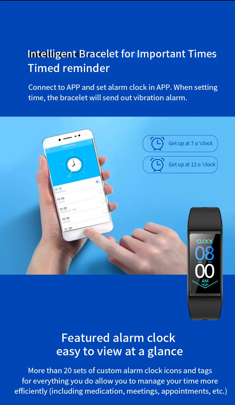 Трекер сна для женщин Женский период напоминание смарт-браслет часы кровяное давление smartwatch для мужчин сердечного ритма