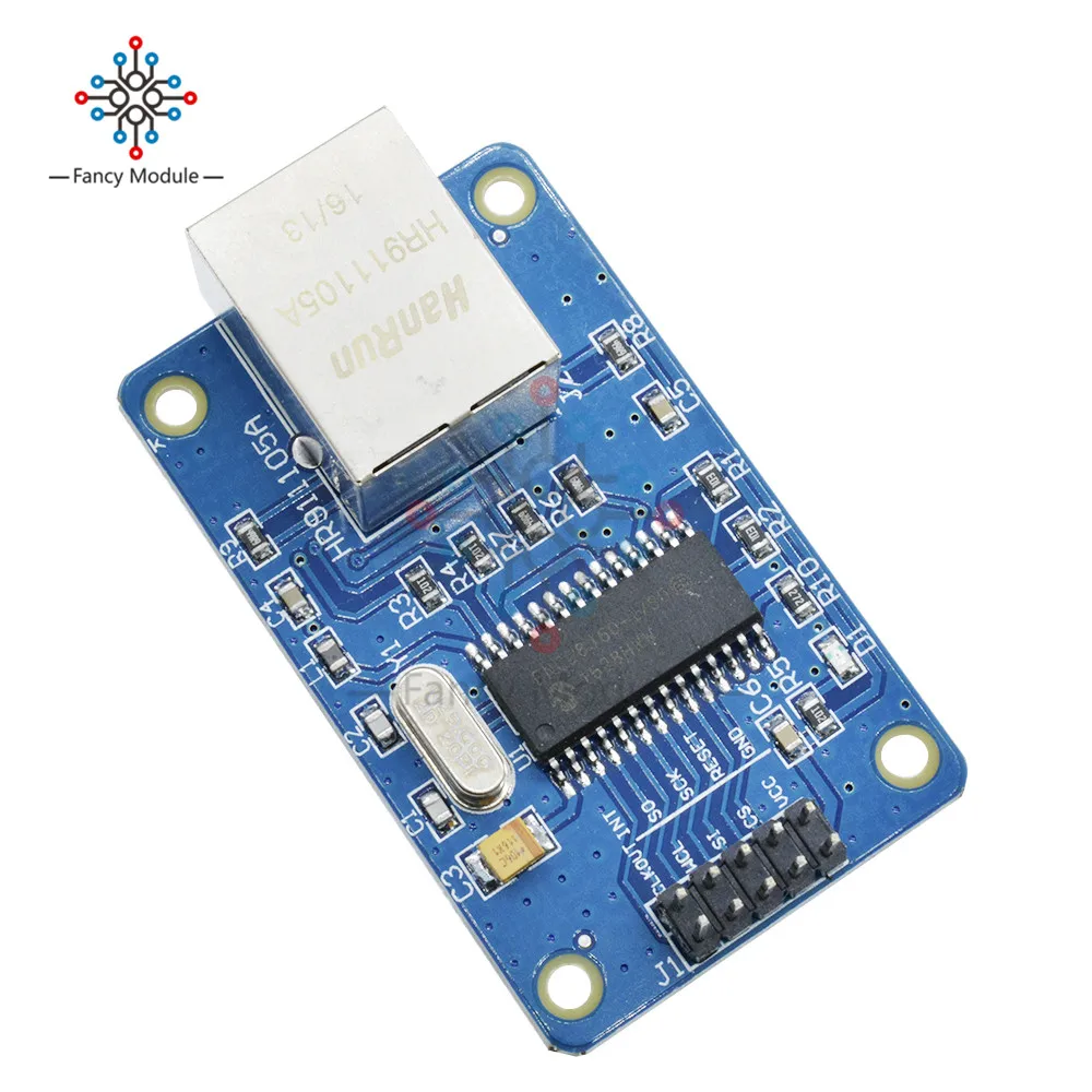 ENC28J60 для сети Ethernet LAN модуль платы для arduino 25 МГц кристалл AVR 51 LPC STM32 3,3 V