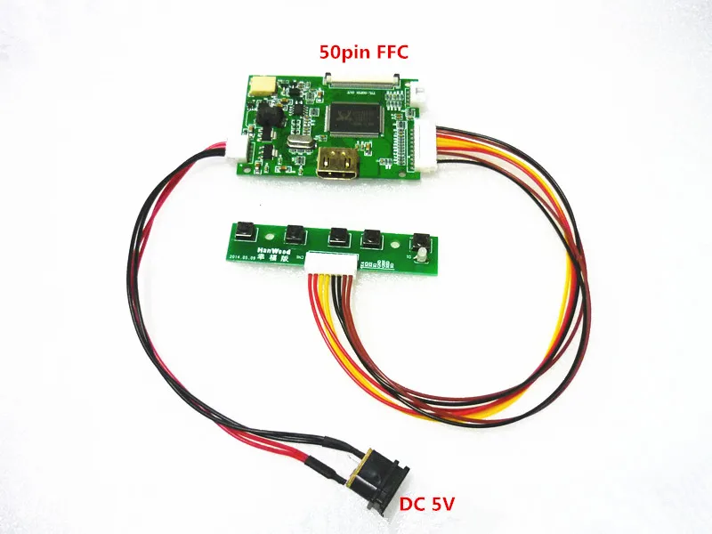 

6.5 inches to 8 inches 50 pin HDMI LCD Controller kit for AT065TN14 AT070TN90 / AT070TN93 AT070TN94 / AT070TN92