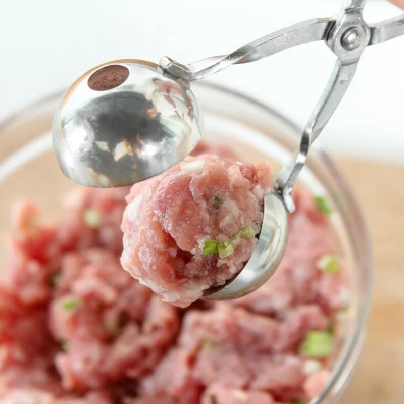 Набор Meatball Maker 2 размера нержавеющая сталь Фаршированная Фрикаделька машина кухонные инструменты DIY мясо рыбы мяч пресс-формы