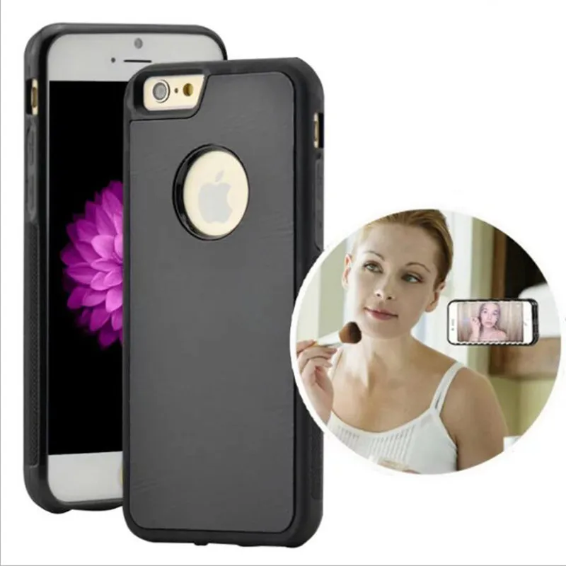 

For iPhone X XR XS Max Anti Gravity Silicone TPU PC Adsorb Antigravity Nano Suction Phone Back Case For iPhone 5 6 6S 7 8 Plus
