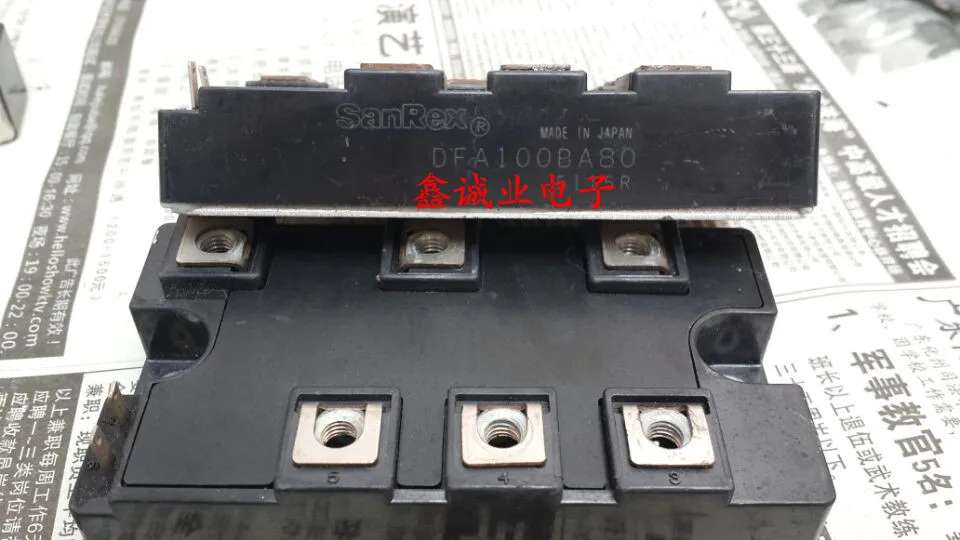 

DFA100BA80 DFA75BA160 three-phase thyristor bridge rectifier module 100A 1600V