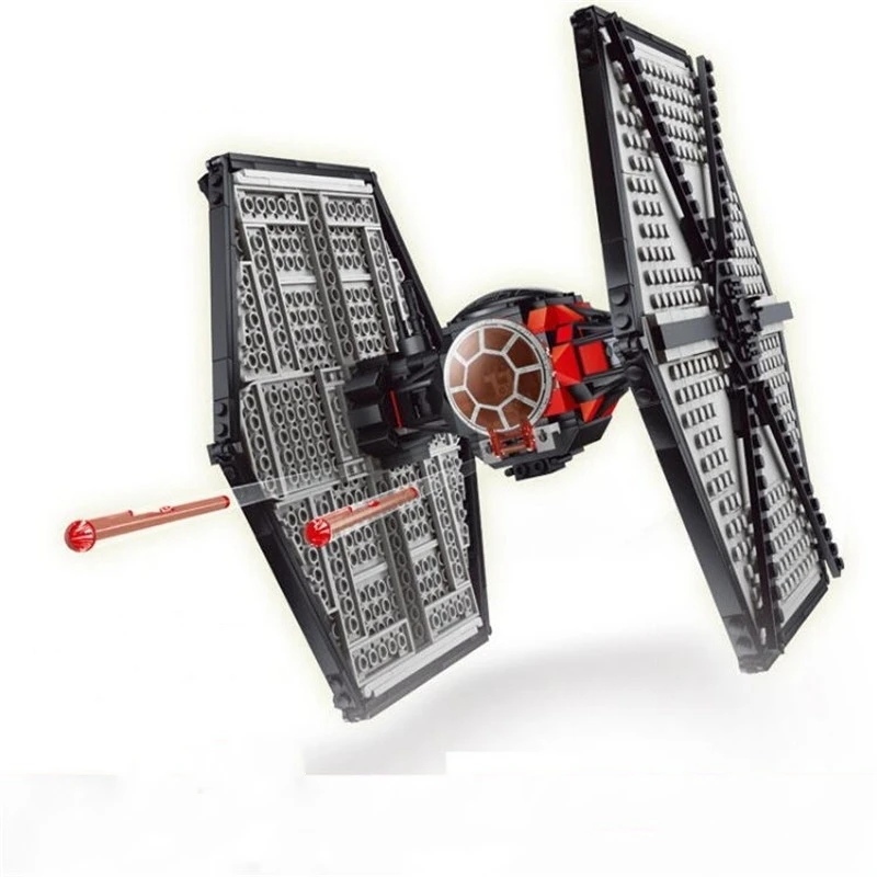 

LEPIN 05005 Star Wars Toys First Order Tie TIE Fighter Model LegoINGly 75101 Building Block DIY Funny Bricks For Kid Gifts