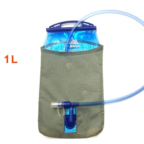 AONIJIE 1L/1.5L/2L сумка для мочевого пузыря с крышкой PEVA Гидратация мочевого пузыря Велоспорт Туризм Кемпинг бег пакет воды сумка - Цвет: 1L