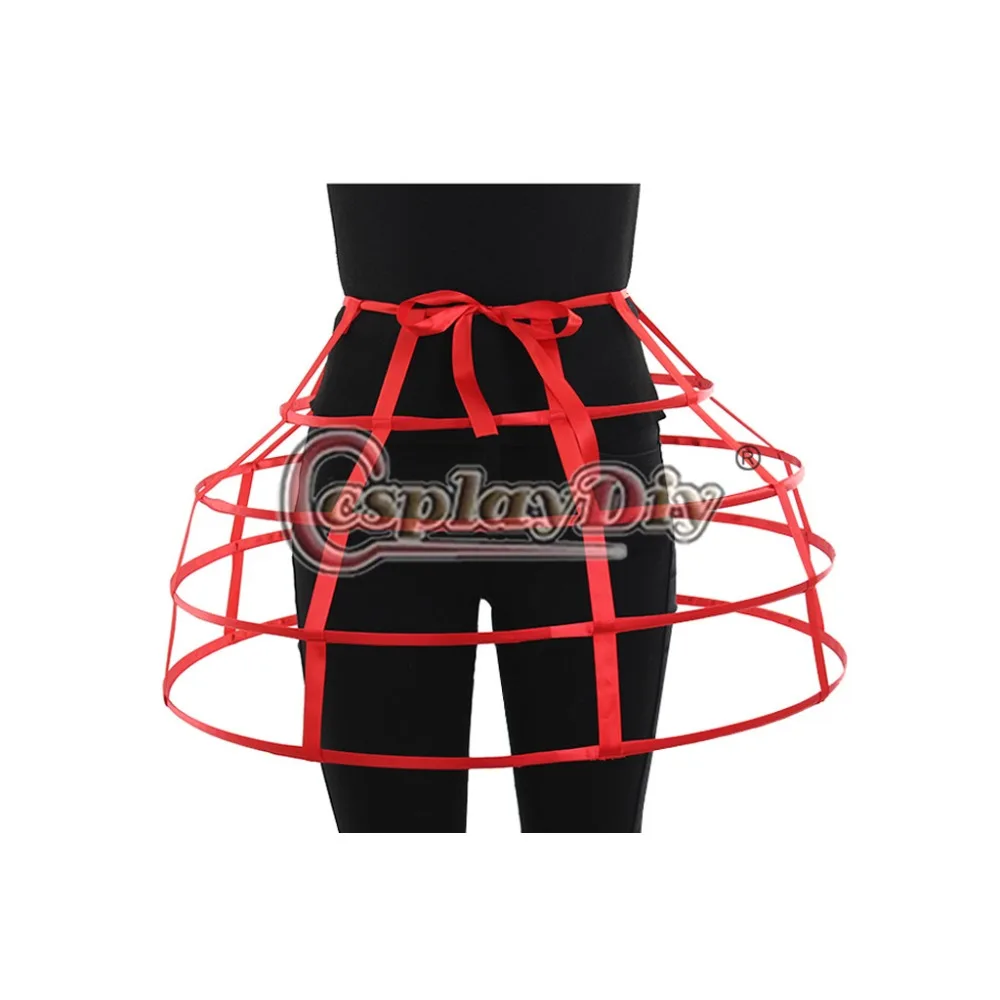 Cosplaydiy ߼  巹  Ĵ  ĿƮ Victorian Bustle Petticoat Performance Dress Underskirt L320