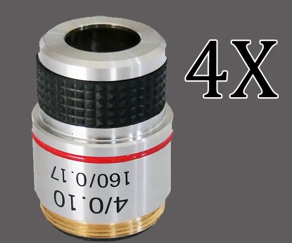

4X ACHROMATIC BIOLOGIC MICROSCOPE OBJECTIVE LENS - NEW!free shipping!