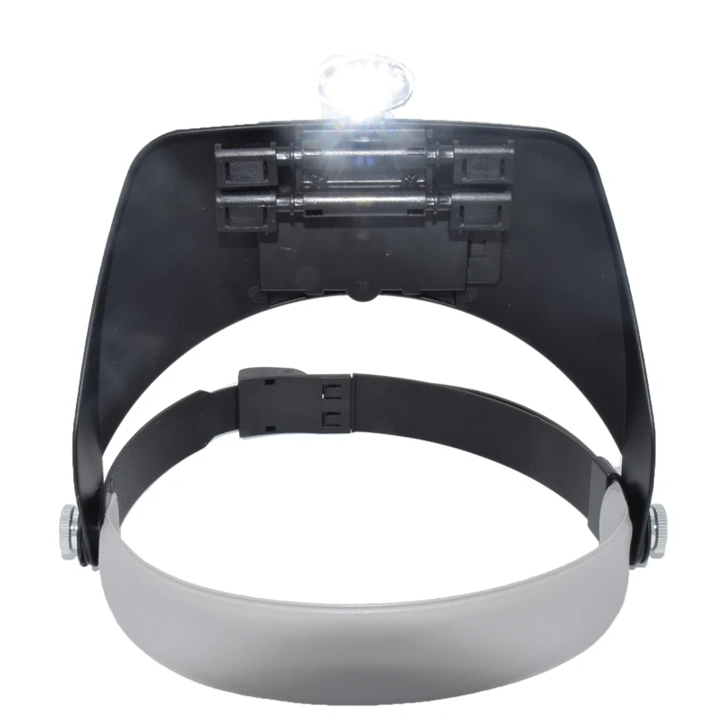 Direct Mg81001 a Head Wear / Helmet With Led Lamp Magnifying Glassin Power Tool Accessories