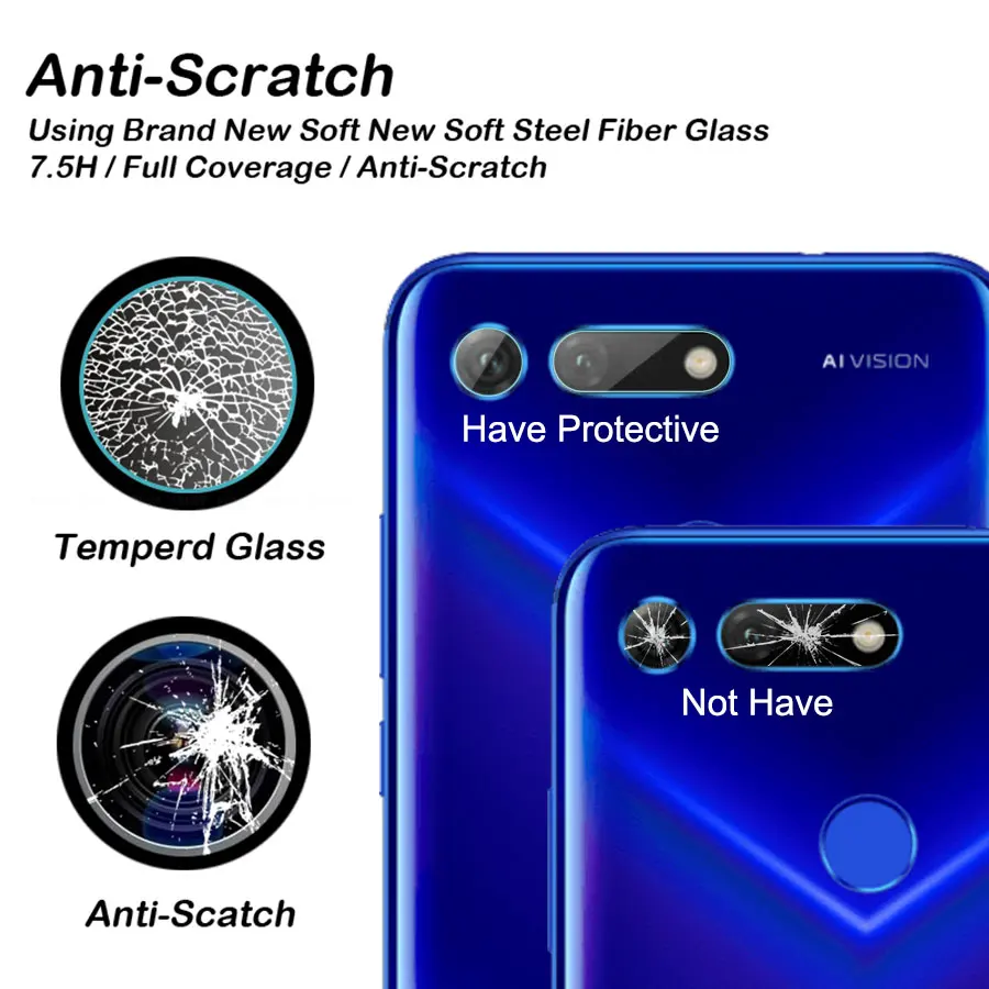 Защитная пленка для объектива камеры HD закаленное стекло Huawei Honor View 20 10 V10 V20 V