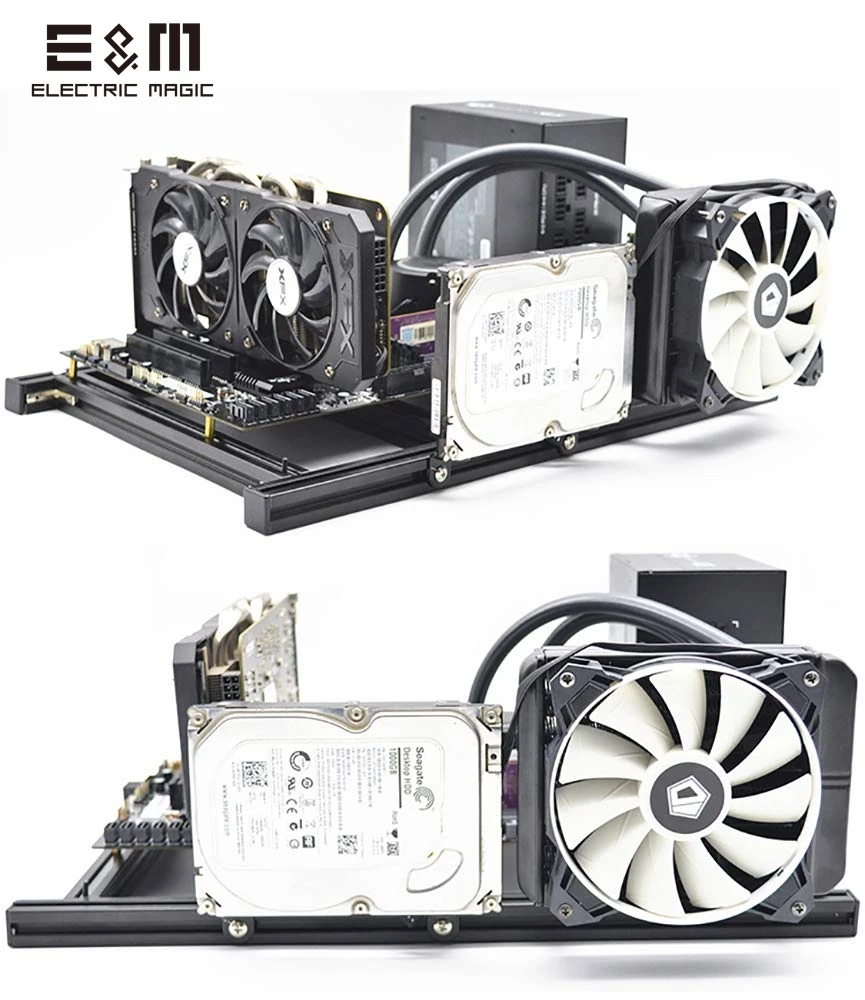 Generic ITX MATX ATX PC Test Bench Computer Open Frame Overclock Air