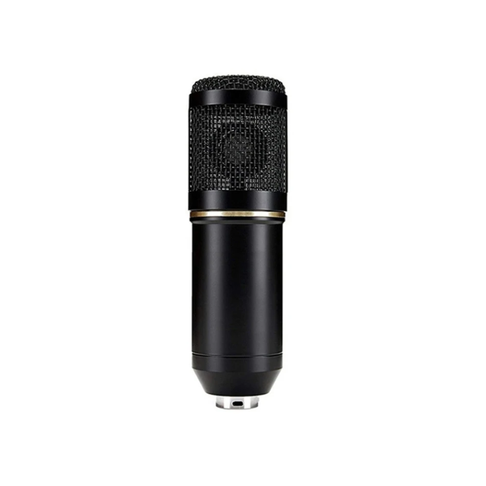 Вещательный записывающий конденсаторный микрофон набор Профессиональная Подвеска для микрофона комплект Студия Live Stream - Цвет: Черный