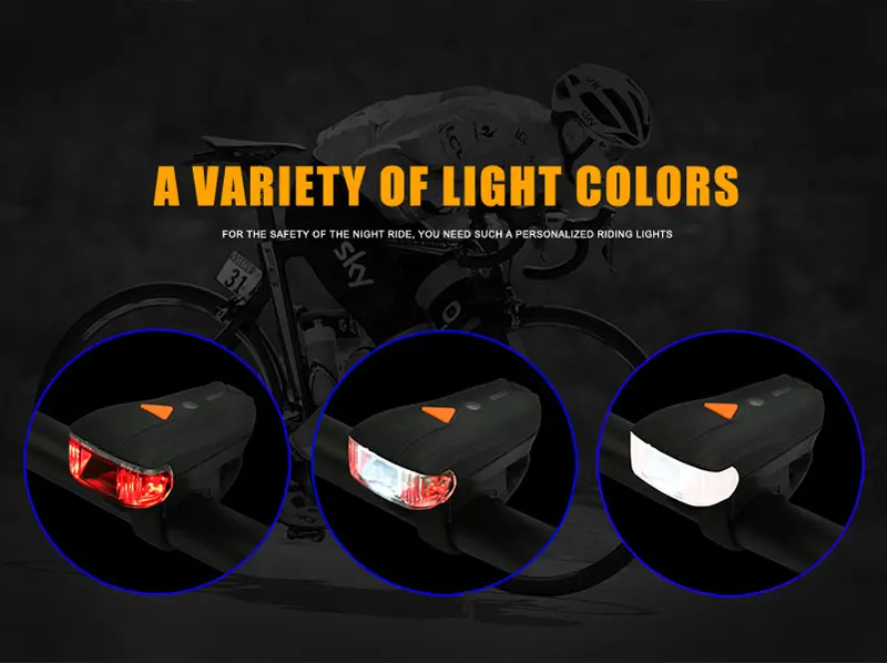 Perfect WEST BIKING Bicycle Bike Light Headlight Flashlight For Bicycle Lights Flashlight Bicycle Lighting Lantern Rechargeable Led USB 6