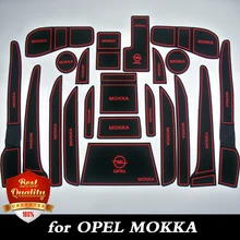 Mokka чашки Коврики/колодки автомобильные Интимные аксессуары ворота Слот Pad дверь pad световой нескользящей межкомнатных дверей Pad/ чашки Коврики подходит для Opel Mokka