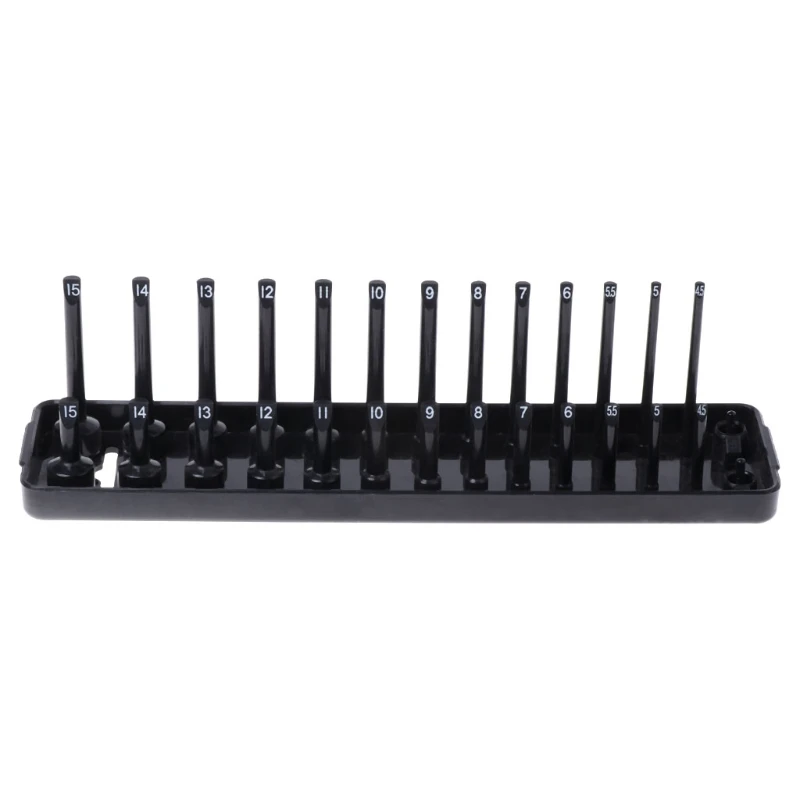 1 Pc Metric ABS Plastic Socket Organizer Holder Storage Trays - 1/4