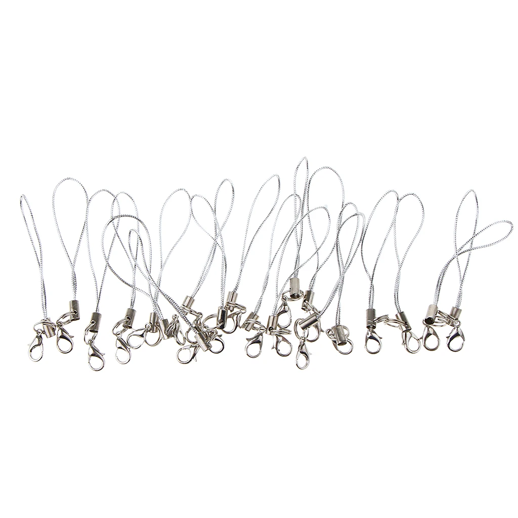 20pcs Universal Strap Lanyard For CellPhone Camera Keychain Pendant DIY Rope Handmade Jewelry Accessories DIY Craft Supplies