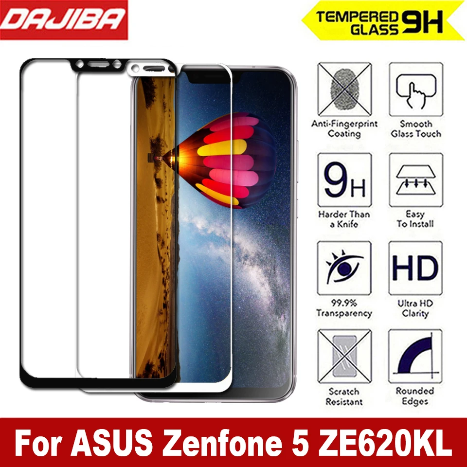 

3D Full Cover Tempered Glass For ASUS ZenFone 5 ZE620KL Screen Protector 9H Toughened Film For ASUS ZenFone 5 ZE620 620 KL Glass