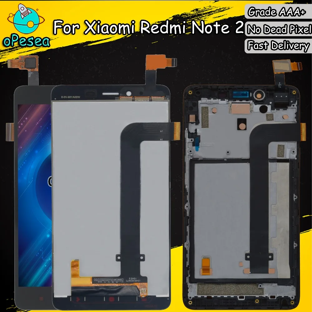 Экран телефона 5 ''для XIAOMI Redmi Note 2 ЖК-дисплей панель сенсорный экран