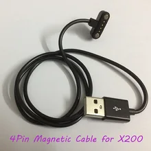 4Pin Магнитный Кабель зарядного устройства для X200 Смарт-часы телефон