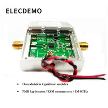 AD8318 Module Logarithmic Detector Logarithmic Amplifier Power Detection 1M-8GHz RF Power Meter 2 4ghz rf power meter active logarithmic detector high frequency field strength tester