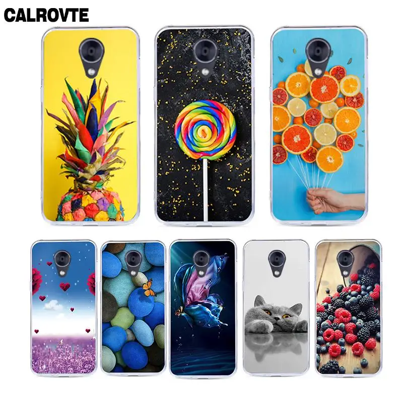 

Soft TPU Phone Case For Fly Cirrus 14 FS522 Cases Silicone Painted Animal Cat Fundas Sheer For Fly FS522 Cirrus 14 Back Cover
