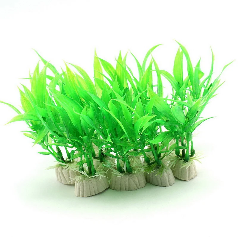2 Pcs Simulated Green Bamboo Leaves Fake Plant Grass Artificial