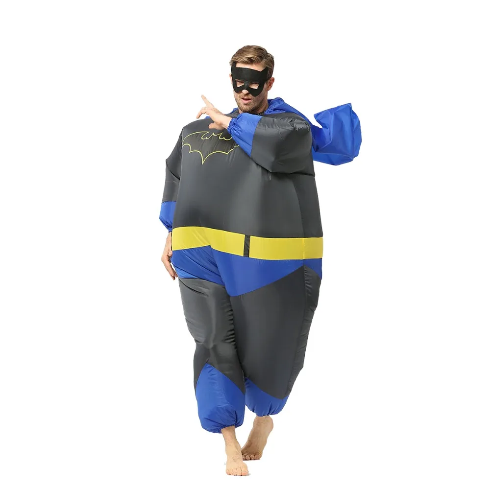 Adult Inflatable Batman Costume Halloween Costumes for Men DC Comics Superhero Cosplay Costume Part