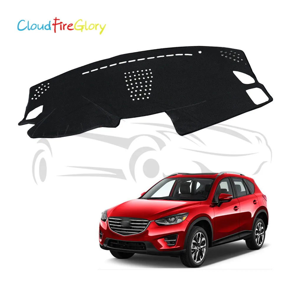 Cloudfireglory для Mazda CX5 CX-5 2013 приборной панели крышки Dashmat Даш Мат Pad козырек от солнца приборная панель ковровые покрытия для леворульных автомобилей