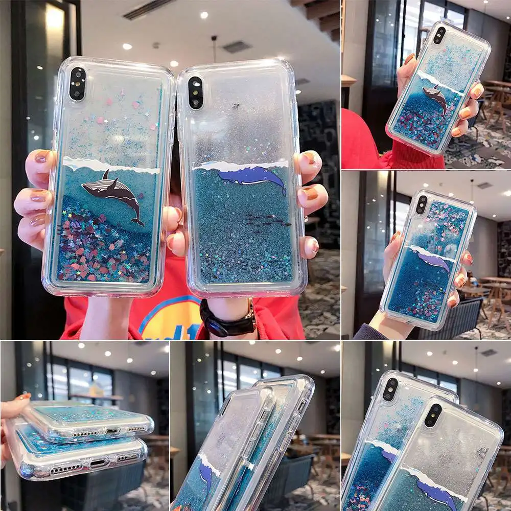 Чехол KISSCASE с рисунком Кита для iphone 7 X XR XS MAX мягкие чехлы из ТПУ 8 6 6S Plus
