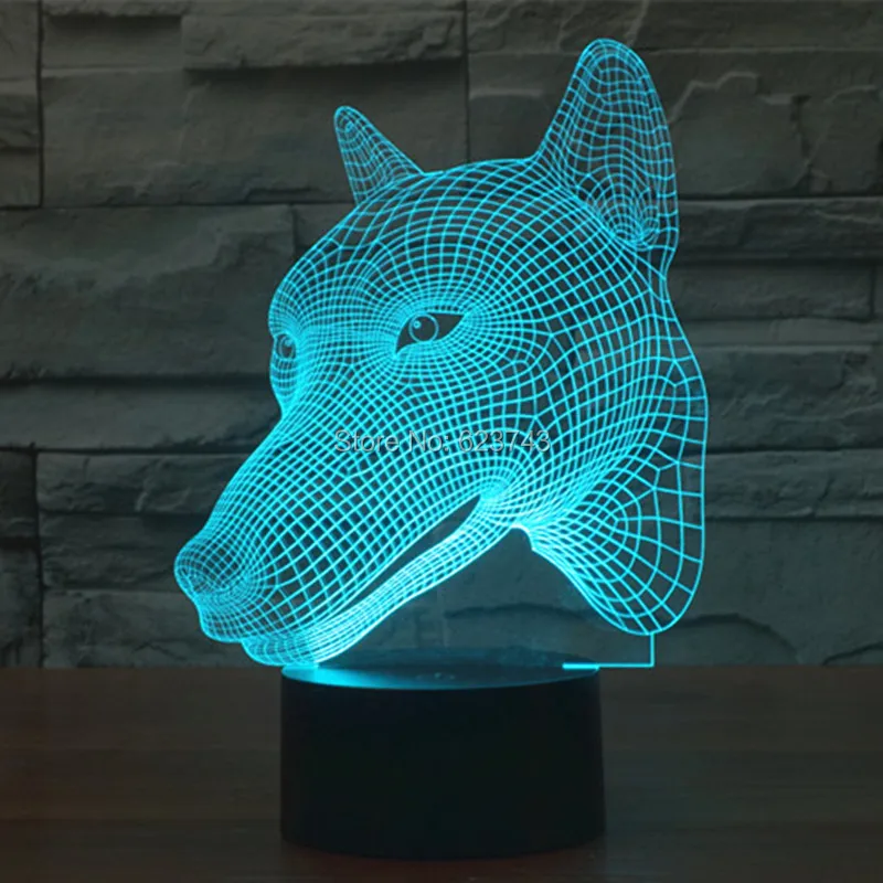Hunt dog 3D LED Night Light (5)
