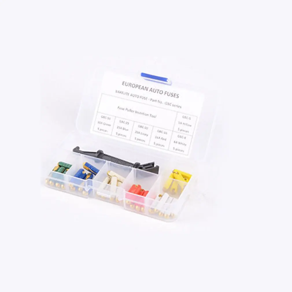 

Micro Mini Small Blade Fuse Auto Car Truck Motorcycle SUV FUSES 5A-20A With Extractor with Storage Box
