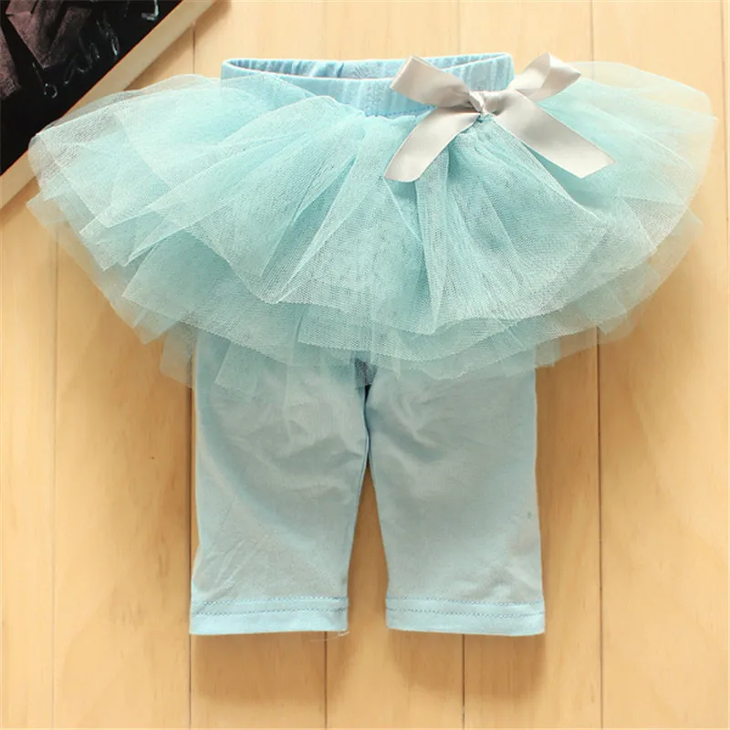 Детская юбка-пачка для девочек; юбка-брюки; леггинсы; газовые брюки; праздничные юбки с бантом; Одежда для танцев; для детей 0-3 лет; 3 цвета