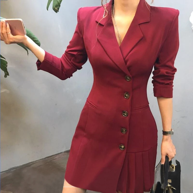 2019 Hot Selling Spring Women Casual Long Thin Blazers Coats Notched Collar Full Sleeve Triple Button Fashion Cardigans Dropship 2019 Hot Selling Spring Women Casual Long Thin Blazers Coats Notched Collar Full Sleeve Triple Button Fashion Cardigans Dropship