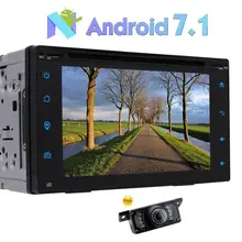 Eincar 6.2″ Touch Screen Car Stereo Android 7.1 2 Din Car DVD Multimedia Player Support GPS Navigation WIFI Cam-In+Rear Camera